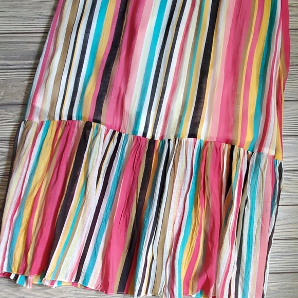 Pink Mint Stripe Maxi Dress - Picture 7 of 8